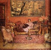 Edouard Vuillard Heng oakes curled madam Spain oil painting artist